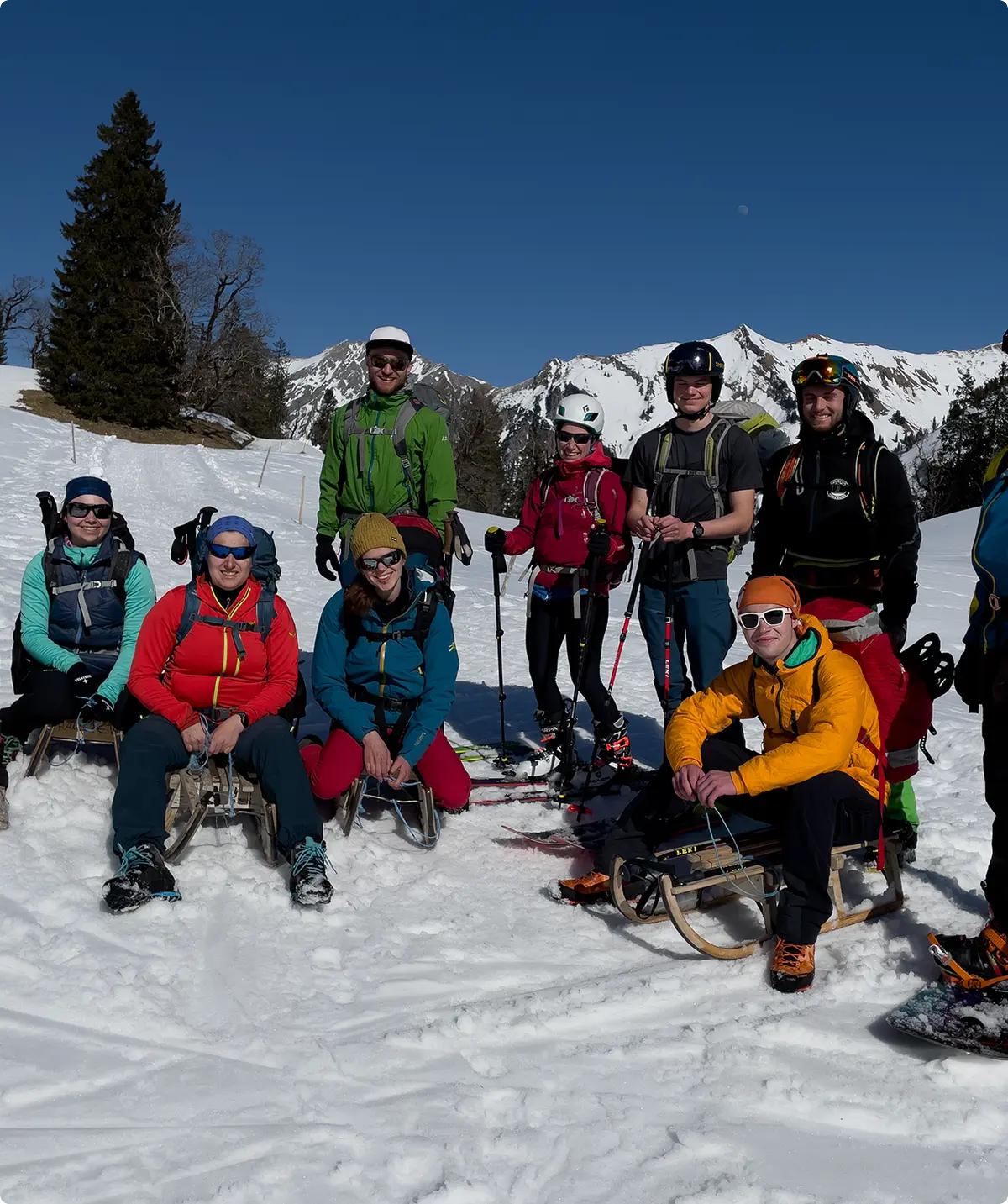 Jungmannschaft Skitour | © Matthias Häußler