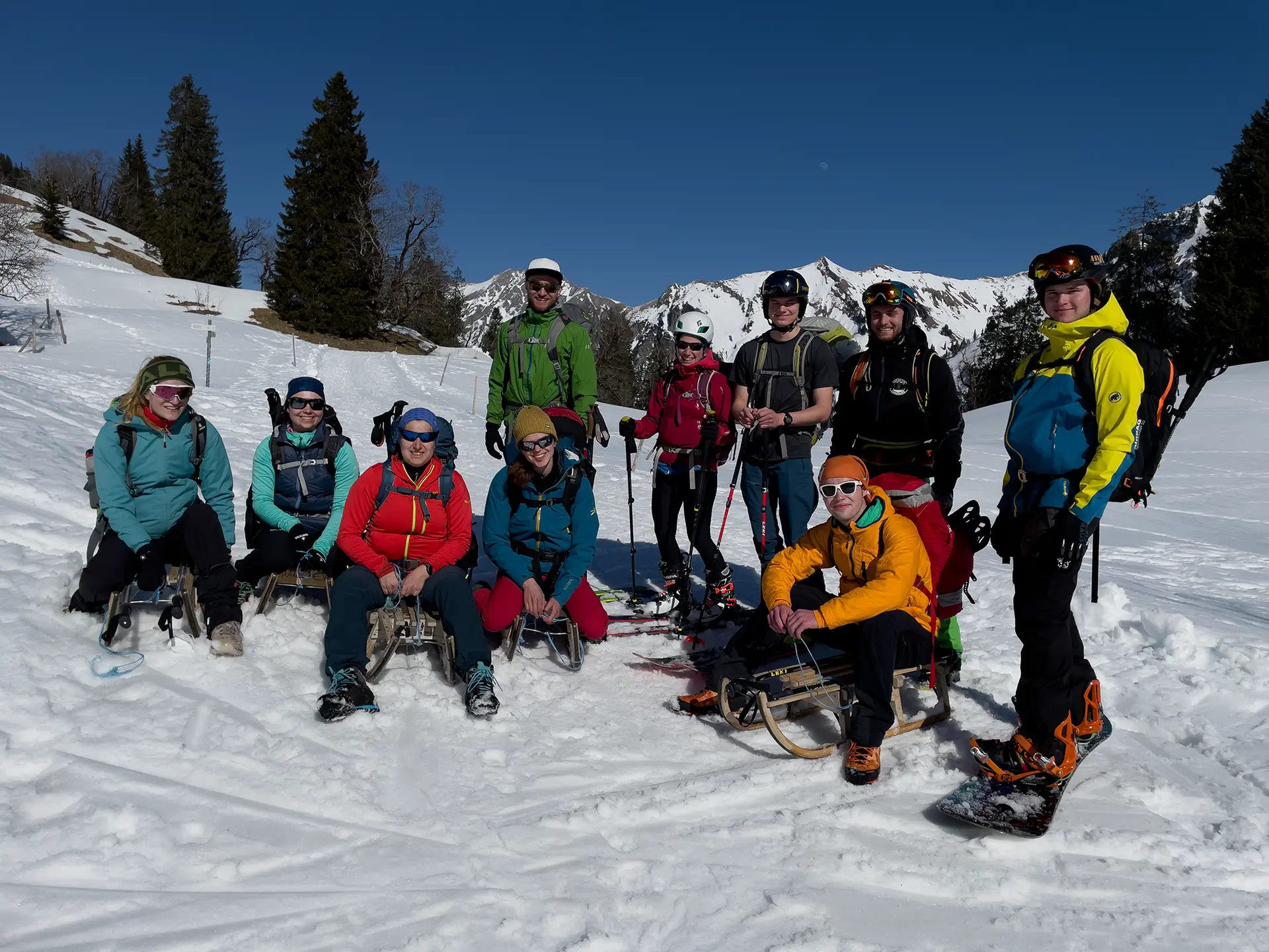 Jungmannschaft Skitour | © Matthias Häußler